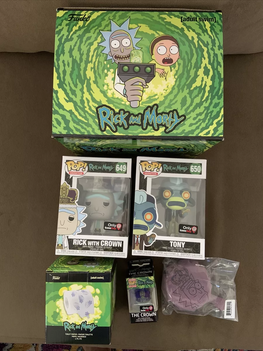 Funko Pop! Rick And Morty Gamestop Mystery Box Exclusivo Original - Moça do  Pop - Funko Pop é aqui!