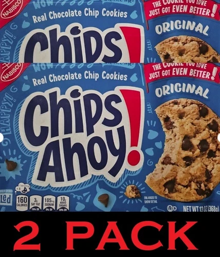 2x NABISCO Chips Ahoy! ORIGINAL Chocolate Chip Cookies 13 oz - 2 PACK