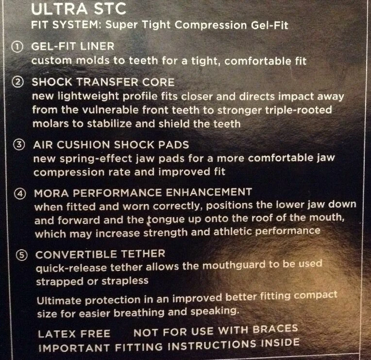 NUEVO Protector Bucal Shock Doctor Ultra STC, Juvenil 10+ Rojo - ENVÍO GRATUITO Foto 4 de 4