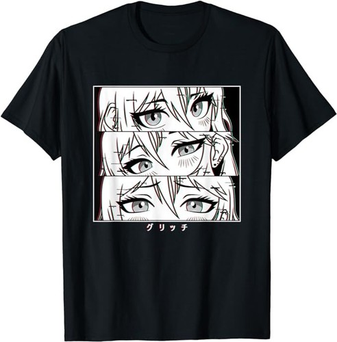 NEW LIMITED Anime Girl Eyes Waifu Japanese Otaku T-Shirt S-5XL - Picture 1 of 3