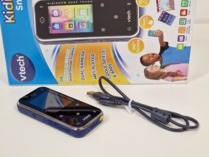 VTech KidiZoom Snap Touch Kinder Smartphone Handy Kamera Blau 80-549204 DEFEKT
