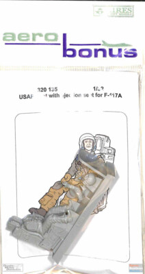 ARSAB320135 1:32 AeroBonus USAF Pilot Figure with Ejection Seat (for F-117A)