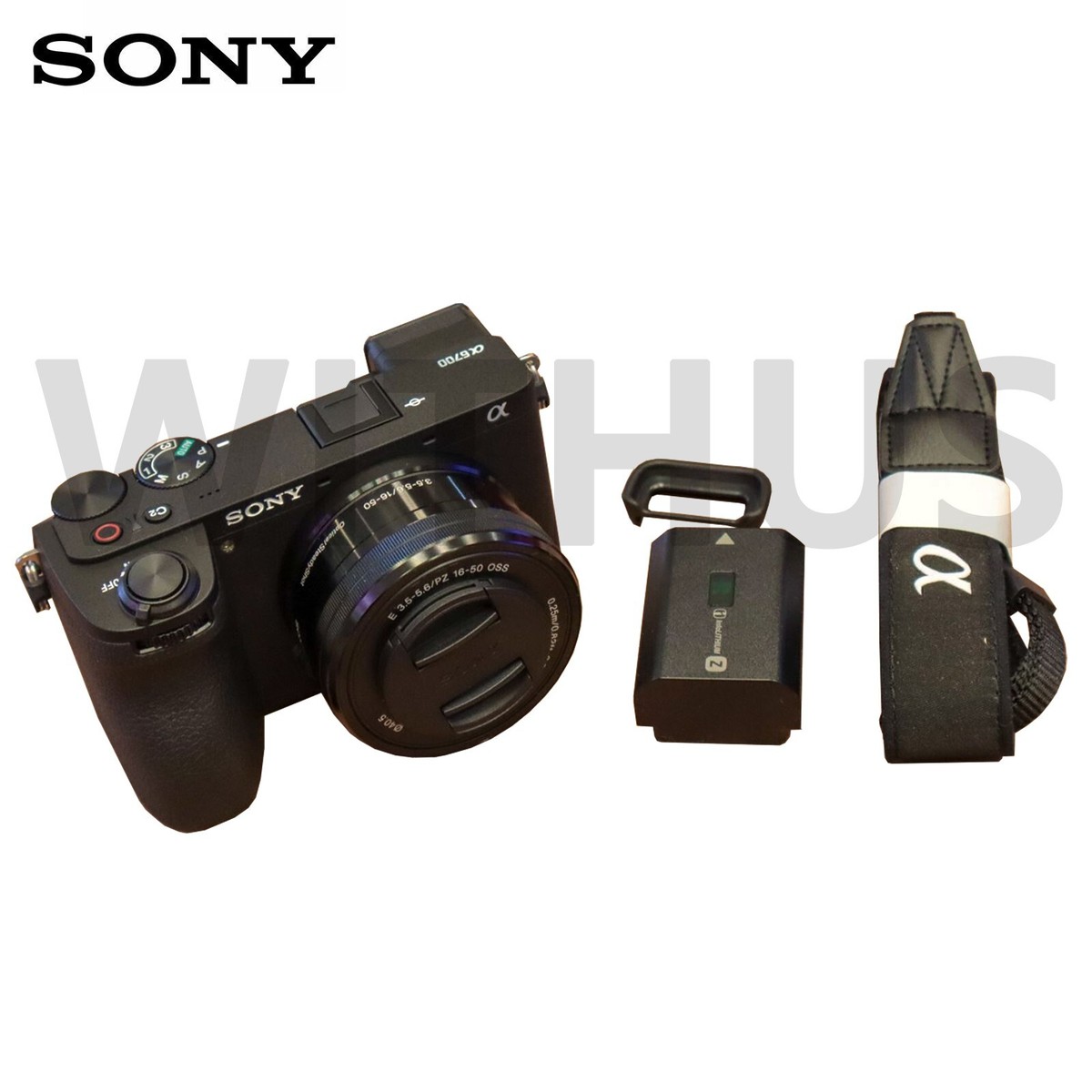 Sony α6300 + SELP1650 Sony Alpha a6300 Mirrorless Camera +16-50mm Lens Black
