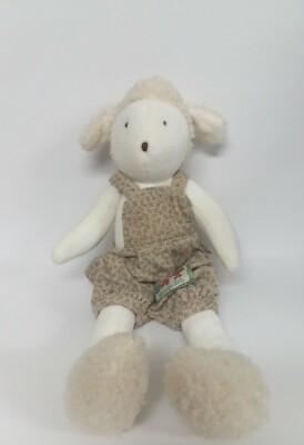 Moulin Roty Little Albert 10'' Little Lamb Toy Lovey France Soft Plush