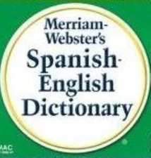 Merriam Webster's Spanish English Dictionary PC CD-ROM translate languages words