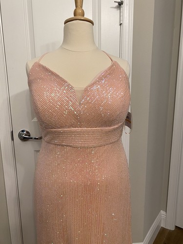 Plus Size Sequin Gown - Picture 6 of 11