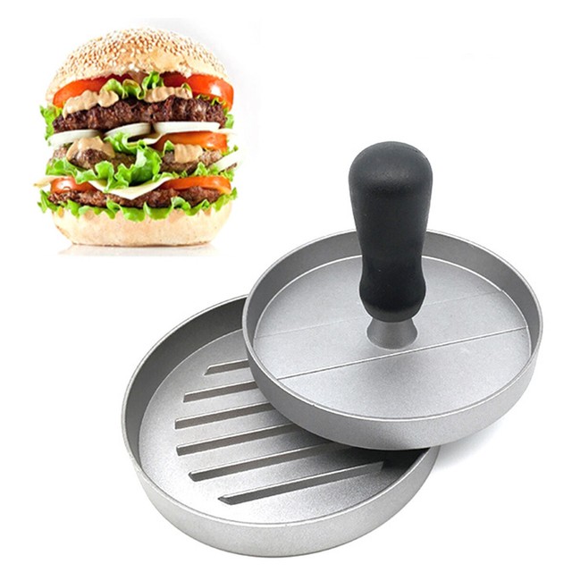 hamburger patty grill press
