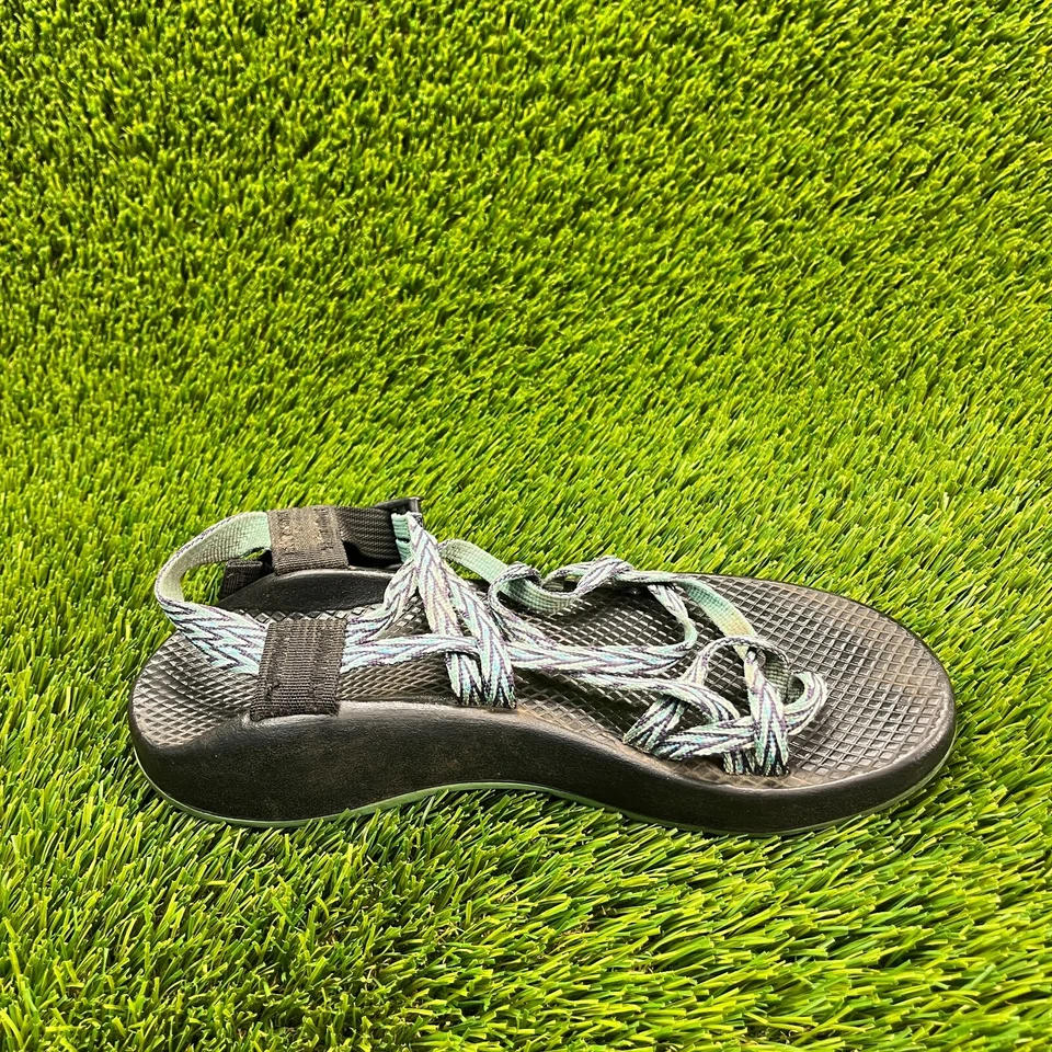 Sandalias deportivas Chaco ZX2 clásicas para mujer talla 8 azules negras para caminar al aire libre Foto 4 de 4