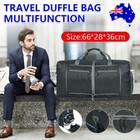 Large Gym Duffel Bags 70L Canvas Travel Bag Waterproof Fitness Shoes Compartment