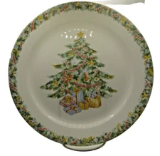 CORELLE BY CORNING CHRISTMAS JOY 10.5" DINNER PLATE VGUC