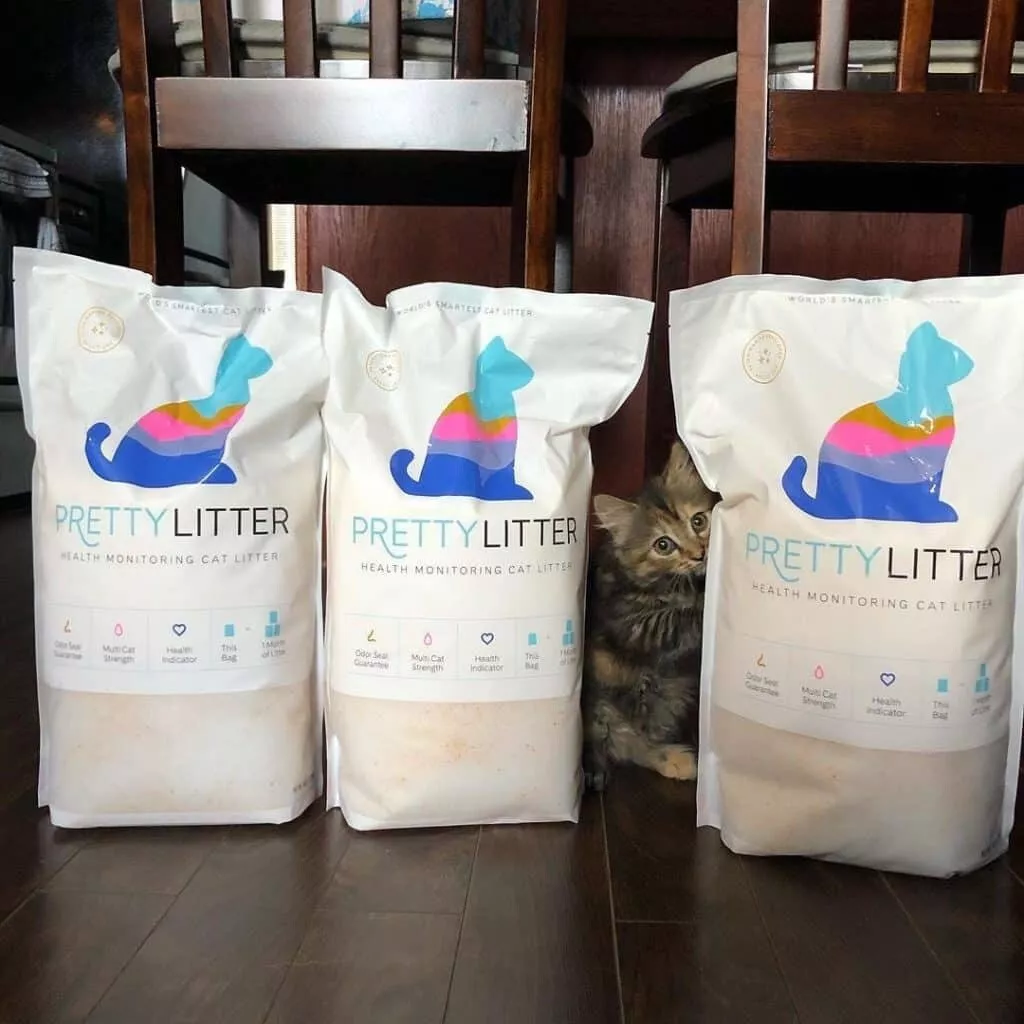 PrettyLitter Health Monitoring Cat Litter, 8lb 