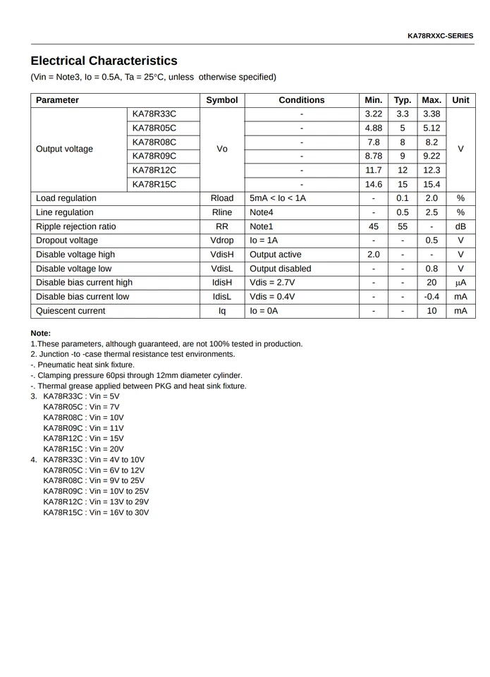 Regulador de voltaje de baja caída Fairchild 5V 1A 2 piezas KA78R05 KA78R05CTU TO-220F-4L Foto 4 de 4