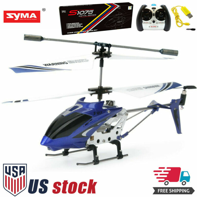 Syma S107G 3-Channel Mini Remote Control RC Helicopter 3.5CH Alloy Copter Gyro