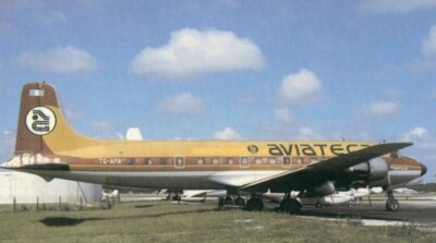 Aviateca Aviateca Guatemala DC-6 TG-APA postcard | eBay