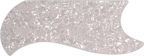WD Custom Pickguard For Gibson 1961-1963 Half Face SG Custom #28 White Pearl/...