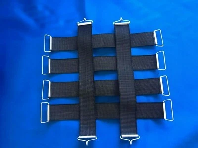 KIT 6PZ CINGHIE FASCE ELASTICHE RINFORZATE SU MISURA SEDILE FIAT PANDA 1987-2003 - Bild 1 von 3