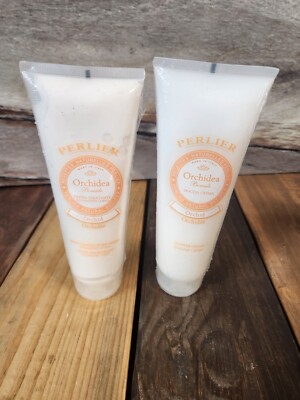 Perlier Orchid Shower Cream & Body Cream Set NEW 8.4oz