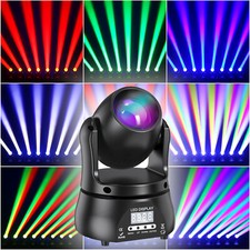 MINI LED Moving Head Stage Light RGBW DMX DJ Disco Club Party Beam Spot Lighting