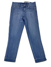Cache Womens Mid-Rise Blue Straight-Leg Jeans Size 6 - New