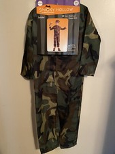   NEW  Solider Spooky Hollow Halloween Costume Size medium  Ages 5-8 