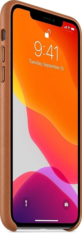 ORIGINALE Apple MX0D2ZM/A Custodia in pelle (per iPhone 11 Pro Max) - Cuoio - Immagine 2 di 3