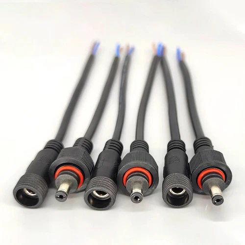 2Pin IP68 Waterproof Male Female Plug Cable Wire Connector Cable DC Power Cord - Picture 2 of 13