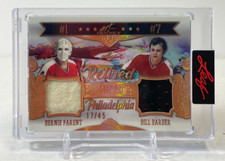 BERNIE PARENT - BILL BARBER 2022 Art Of Hockey Bronze Retired Remnants PHI 01/45