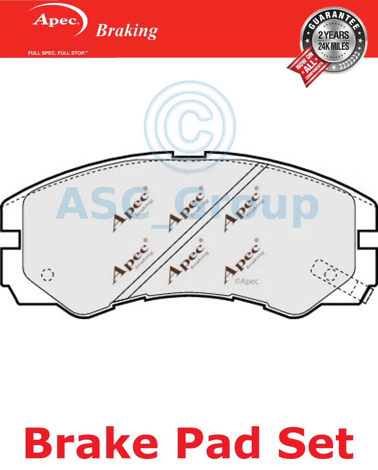 Jeu De Plaquettes De Frein Avant Apec Qualité OE Remplacement PAD797 - Photo 1/1