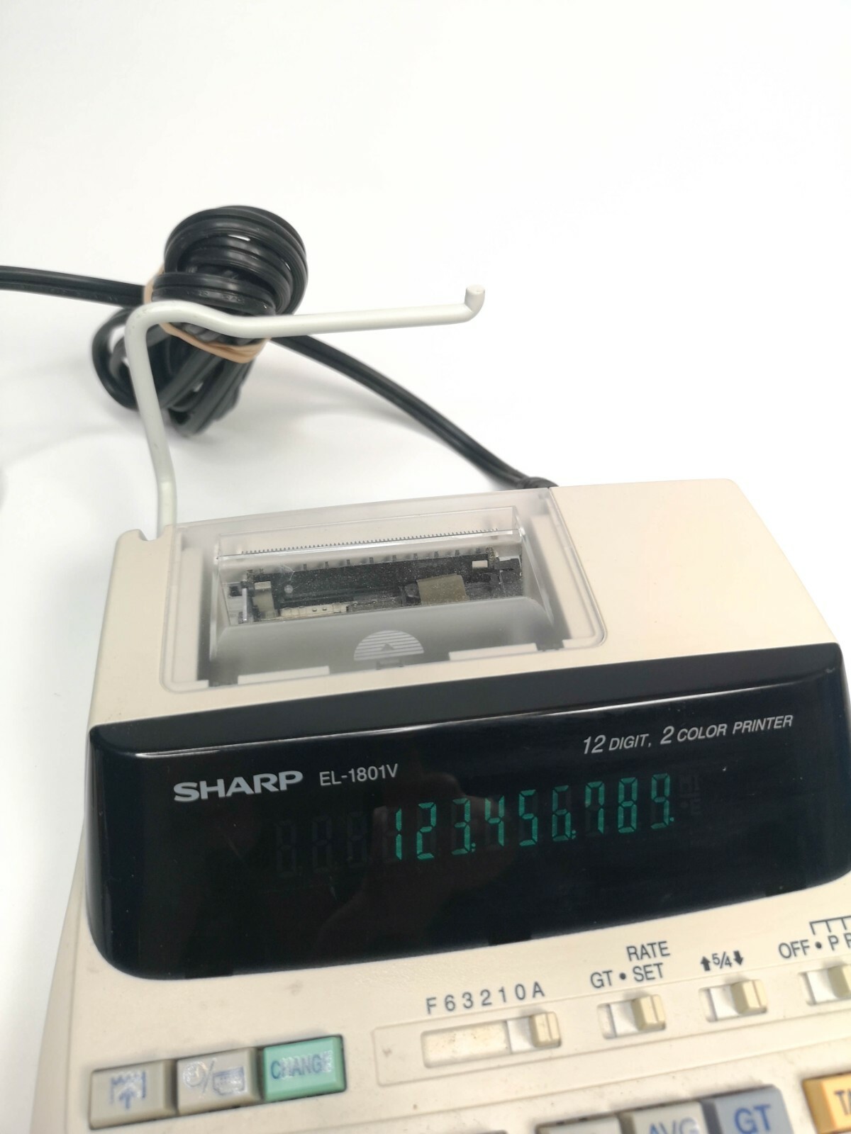 Sharp EL1801V 12Digit 2Color Printing Electronic Adding Machine