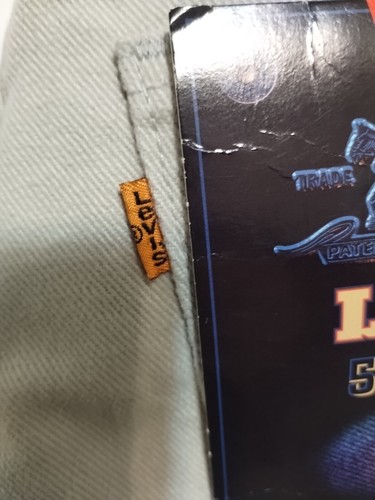 Levi’s Youth 562 Loose Fit USA Jeans Size 10 REG Orange Tab NWT Vintage 90s - Picture 4 of 8