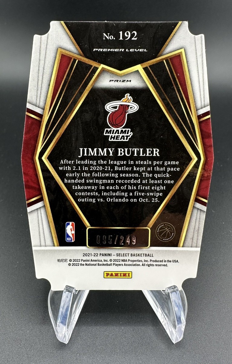 2021-22 Panini Select Premier Level Blue Prizm Die-Cut /249 Jimmy