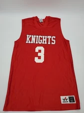 Alleson Knights Basketball Jersey Mens Small Red Sports..