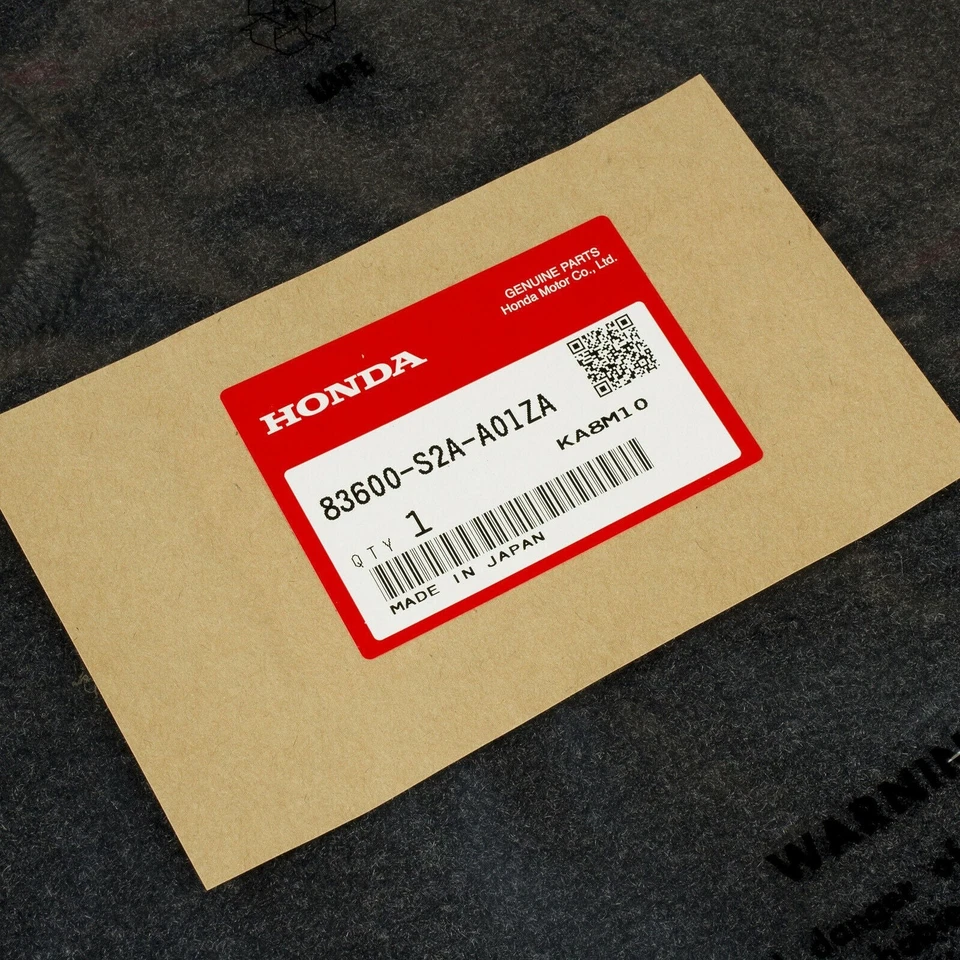 Juego de alfombrillas HONDA S2000 genuinas negras LHD con letras rojas 83600-S2A-A01ZA nuevas Foto 4 de 4