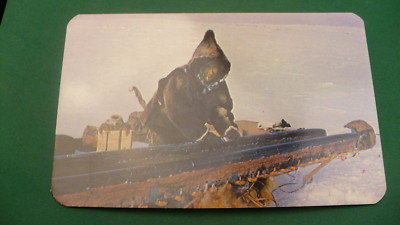 Icing Komatic runners Canadian artic dog sled postcard Dexter diecut  Inuit#1203