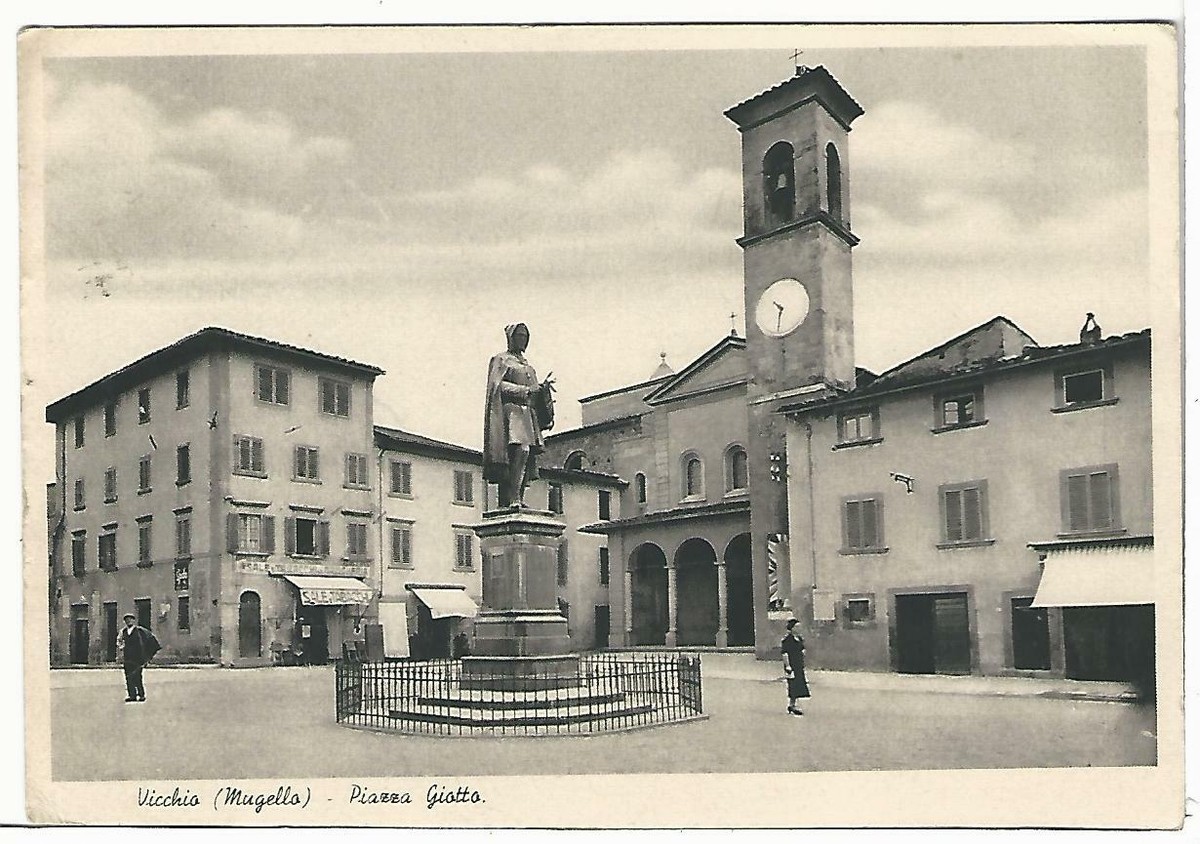 FIRENZE (042) VICCHIO (Mugello) Piazza Giotto FG/Vg 1937
