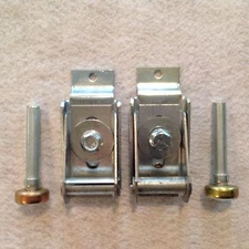 2 Todco Top Bracket & 1"Roller Zinc Plated Roll Up Box Truck Door #69433 Adjust