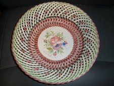 Vintage Open Weave Porcelain Made in Spain Bowls 11"x2.5"