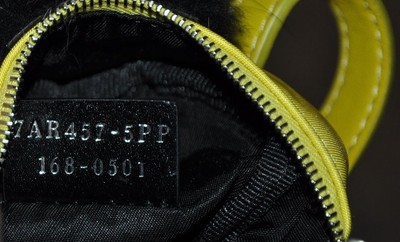 AUTHENTIC RUNWAY NEW FENDI MONSTER BACKPACK BAG BUGS CHARM,Yellow