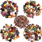 PREMIUM gemischte Trommelsteine 7 versch.Größen Ø 1 - 40mm Welt - Mix Edelsteine