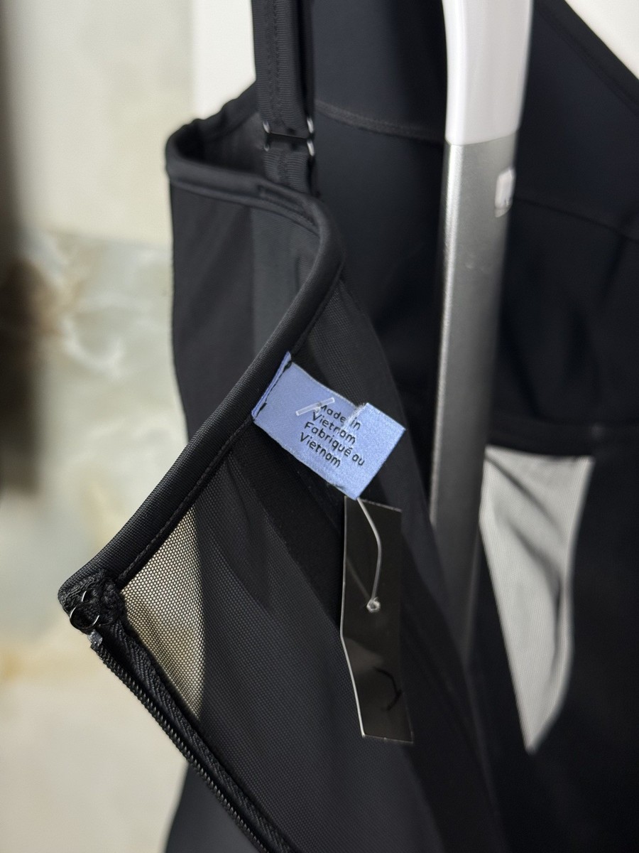 MUGLER & H&M Women's Black Corset style Mini Dress Black Size L