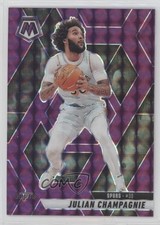2024-25 Panini Mosaic Purple Mosaic Prizm 28/99 Julian Champagnie #109 1m00