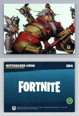 Nutcracker Crew #284 Fortnite Reloaded 2020 Panini Loading Screen Poster Card