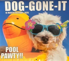 Willow Creek Press,  Dog Gone It 2026 Wall Calendar, 12'' X 12'', 18 MONTHS!!!