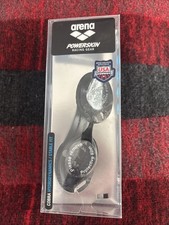 Arena Powerskin Racing Gear Goggles. Cobra Hydrodynamics. Black. Smoke NEW