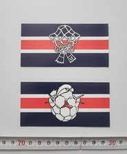 2 sticker Lutece Falco Paris ultra supporter foot écharpe PSG sg cup authentiks