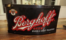 Berghoff Beer Double Sided Lighted Sign