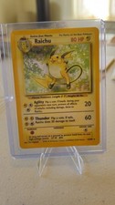 1999 Pokémon Raichu 14/102 Base Set Holo Rare WOTC Unlimited LP on eBay