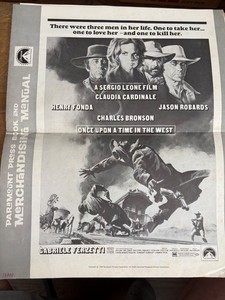 Once Upon a Time in the West Pressbook 1968 Uncut HENRY FONDA CHARLES BRONSON