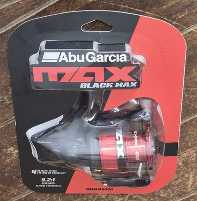#ad Abu Garcia Max BLACK MAX Spinning Reel 5.2:1 Gear Ratio Model #BMAX6000 $47.93