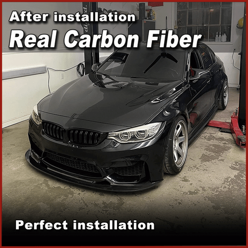 Alerón de parachoques delantero de carbono para BMW M4 F82 F83 F80 M3 2014-2019 - Imagen 2 de 9